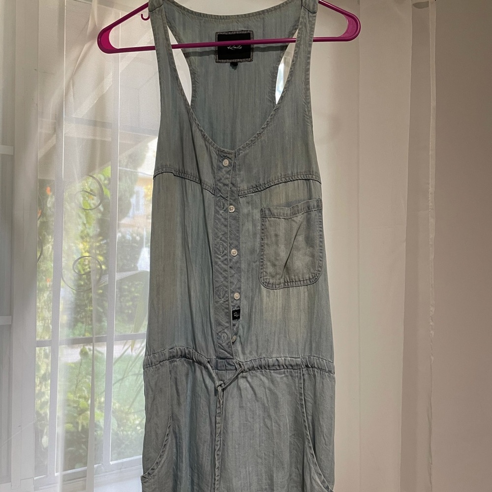 Rails soft denim romper